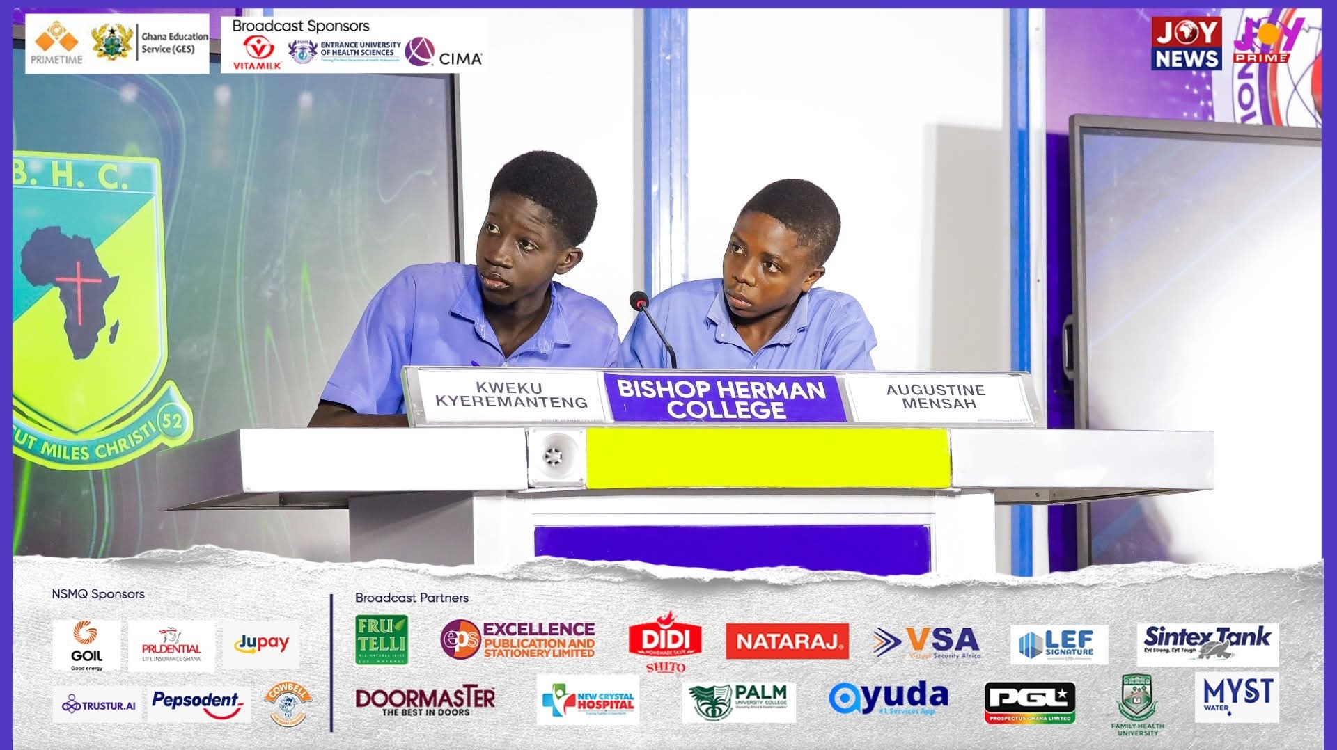 Bishop Herman College Triumphs Over Opoku Ware and Asanteman in NSMQ